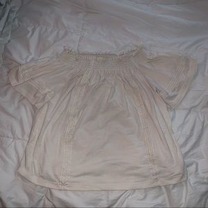 White off the shoulder blouse
